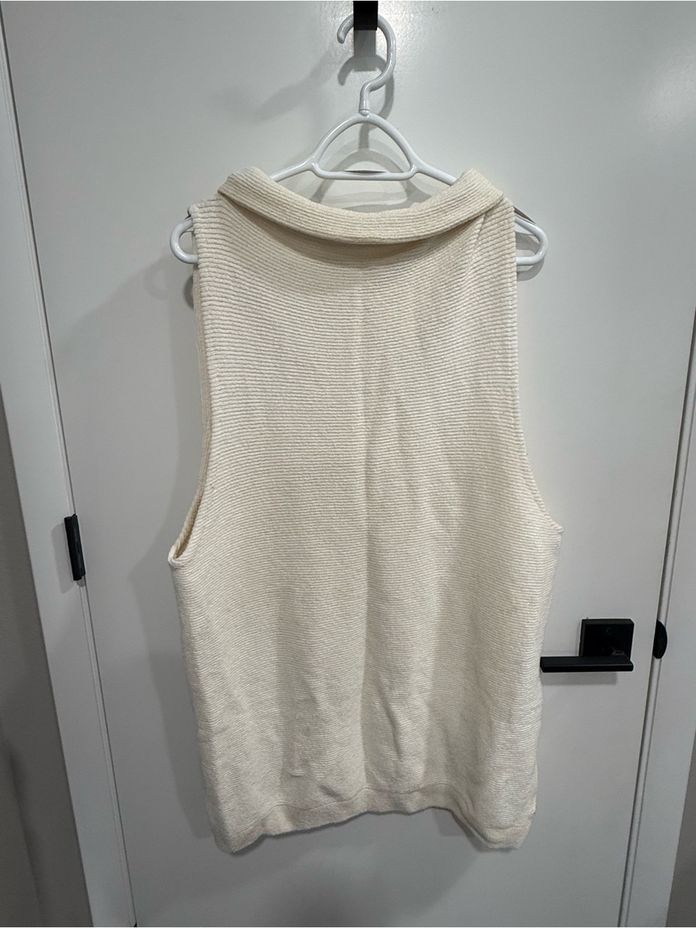 Free People Sleeveless Cream Knit Midi Dress Women's Size L